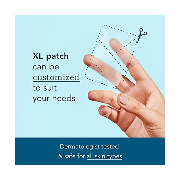 Rael Pimple Patches, Miracle XL Spot Control Cover - Hydrocolloid Acne Patch for Face, Zits & Blemish, Back and Body, Korean Skin Care, Vegan, Cruelty Free (6 Count)