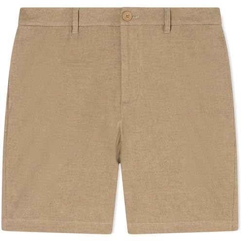 Short en lin vert homme Armani Exchange bermuda léger été vêtement chic - 3