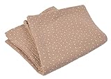 ULLENBOOM ® Mulltuch Baby, Musselin Tuch in Sand (Made in EU) 65x65 cm - Mullwindeln aus 100% OEKO-TEX Baumwolle, Als Spucktuch für Babys und Moltontuch geeignet, Für Jungen und Mädchen