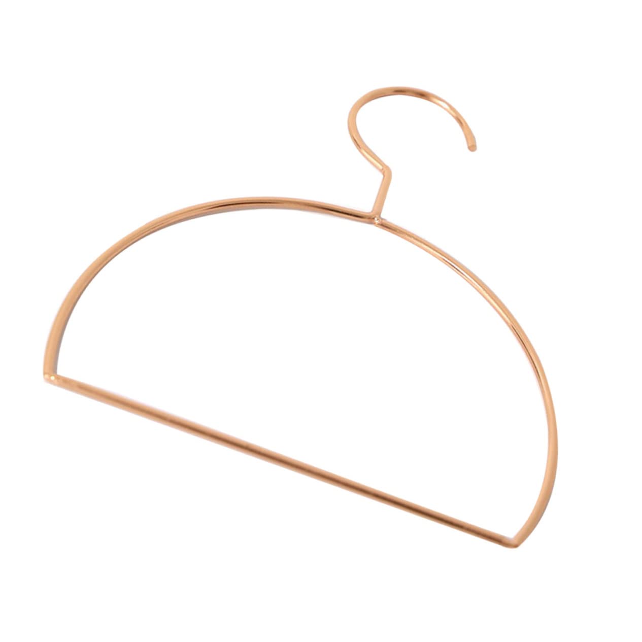 KOMBIUDA Large Semicircular Metal Scarf Hanger Rack for Closet Stylish Rose Gold Organizer for Scarves Ties Towels and Accessories Space Saving Design for Efficient Storage