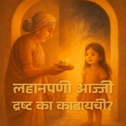 『लहानपणी आज्जी द्रष्ट का काढायची?』のカバーアート