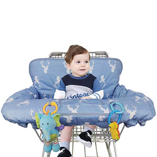 image for ICOPUCA Shopping Cart Cover for Baby boy Girl, Non-Slip Design Cart Co