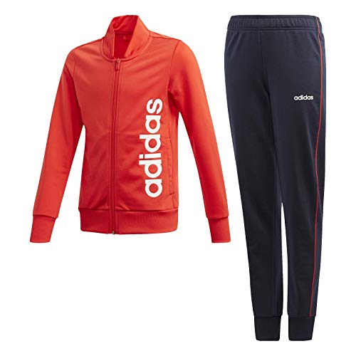 Preisvergleich Produktbild adidas Unisex Kinder Sportanzug-Gd6178 Traininganzug, Hirere / White, 152