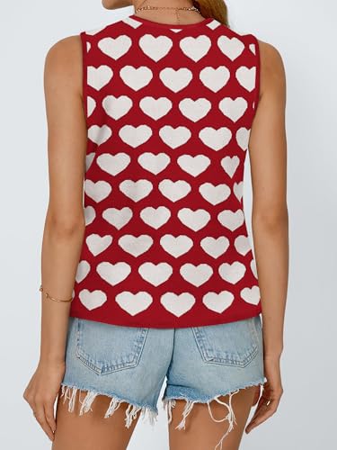 Image of COCCKO Womens Summer Tops Vacation Beach Outfits Cute Tie Front Crochet Vest Knit Sleeveless Sweaters