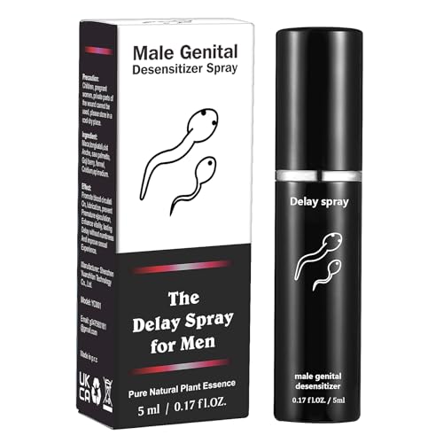 Delay Spray Sexual-Enhancer for Men - to-Last Longer in Bed, Effectively Extends Men's Time and Enhances Comfort ，0.17 fl oz 50 Pumps