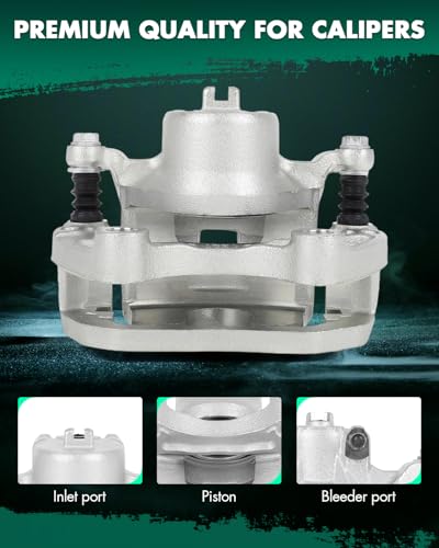 Image of SCITOO Front Brake Caliper With Bracket 19B2690, 19B2691 For Infiniti I35 2002-2004, For Nissan For Altima 2002-2006, For Nissan For Maxima 2002-2003