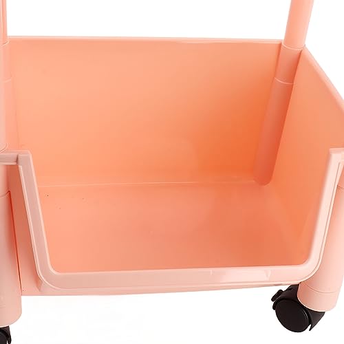 Prateleira de Carrinho Utilitário Rolante, Organizador de Armazenamento Compacto Resistente, Grande