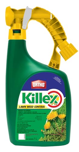 ORTHO KILLEX Désherbant pour pelouse, 1 l, prêt à pulvériser