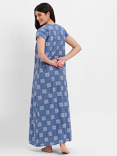 Image of Sweet Dreams Women's Polyester Maxi Casual Regular Nightgown