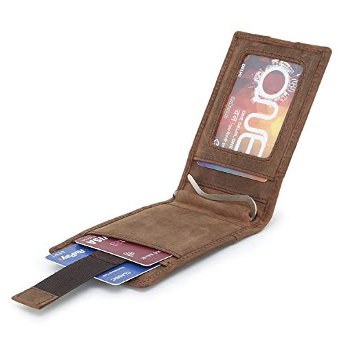 Pocket Minimalist Leather Slim Card Holder Credit Card, Debit Card Holder Money Clipper3