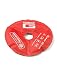 Neo G Hot and Cold Therapy Disc - Flexible Ice/Heat Pack for Injuries, Muscle Inflammation, Joint Pain, Swelling, Sprains - Reusable and Dual Function - Class 1 Medical Device - Qty 1 Disc - Blue/Red