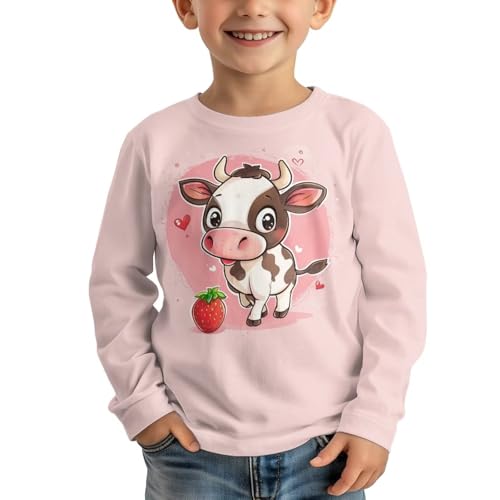 Image of Kids Long Sleeve Shirts for Girls 3-16 Year Old Cute Clothes for Teen Girls Casual Workout Tops