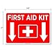 (Set of 2) First Aid Kit Sign - 10