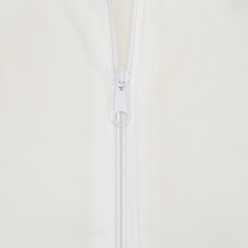 Bata de polipropileno 3M B4400BL desechable blanca para laboratorio 4