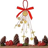 Auto-Anhänger – Heiliger Benedikt Segen für Haustür – dekorativer Rückspiegel-Anhänger für LKW, SUV, Fenster, Windschutzscheibe, Tür, Eingang, Reisen, Urlaub, Geburtstag, Damen und Herren