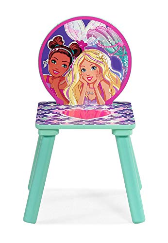 Barbie Mermaid Table & Chairs Set, Multi Color