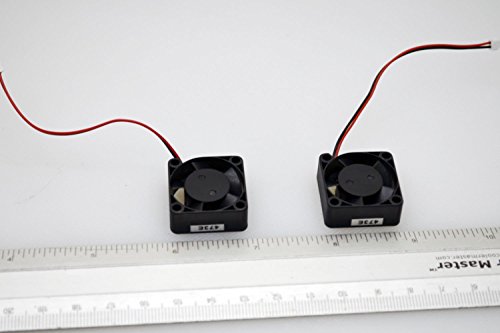 2x GDT Mini Cooler 12v 2pin 2510 25x25x10mm Dc Cooling Fan Micro Brushless