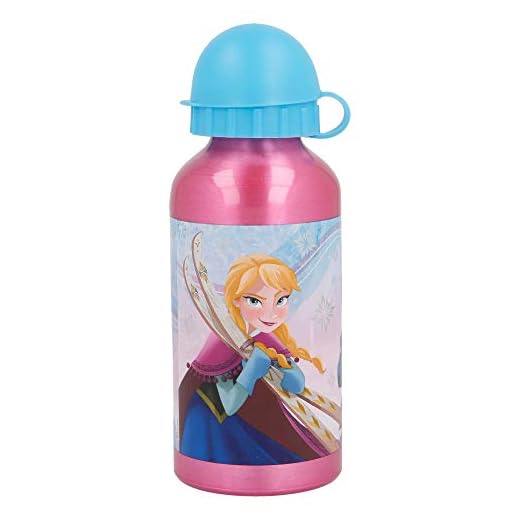Stor Botella Aluminio 400 ML | Frozen Iridescent Aqua
