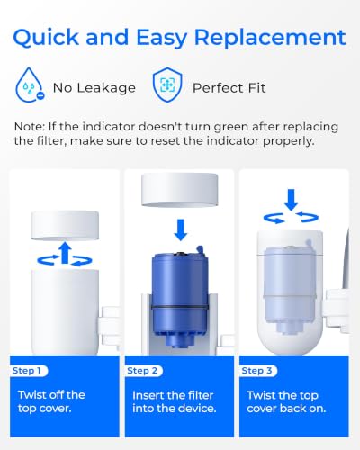Image of Waterdrop Faucet Water Filter, NSF 42 Certified, 8 Pack