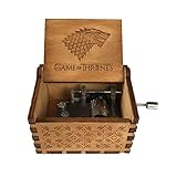 √✈-CAJA DE MÚSICA ÚNICA - La caja de música de Wood es exquisita. Imagina la caja de música. El diseño está inspirado en las cajas de almacenamiento vintage con el nombre grabado en el interior. Diseño elegante para exhibir en su estantería o al lado de las batas de su casa.