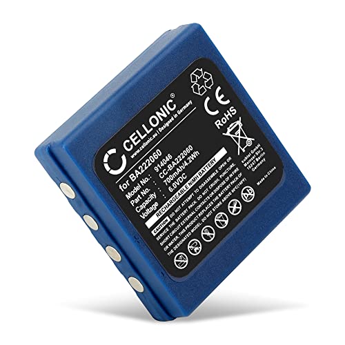 Batterie HBC Radiomatic BA222060 CELLONIC pour télécommande de grue Micron 5 et Orbit 6V