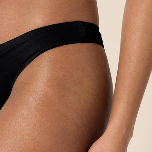 Image of Amazon Essentials Women's Seamless Breathable Thong Underwear, Bonded Stretch, Pack of 4