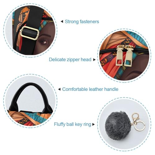 Image of ALAZA Black African Woman Traditional Trips Hiking Camping Rucksack Pack for Women