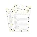 Yellow Baby Shower Word Scramble Game Unscramble Activity Cards Gender Reveal Mama to Bee Ideas Jungle Gender Neutral, 5x7, 25 Pack