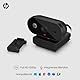 HP 320 All-in-One-Webcam (USB-A, 1080p/Full HD Auflösung, 360° schwenkbar, 66°-Weitwinkel, Belichtungskorrektur, Autofokus) Schwarz mit integriertem Mikrofon