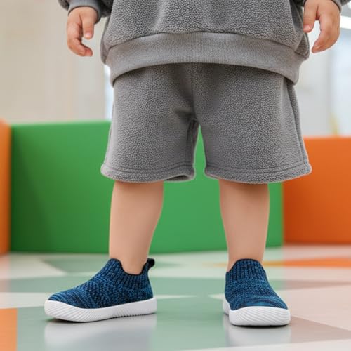 Image of MORENDL Baby Toddler Walking Socks Non-Slip Breathable Unisex Casual Sneakers