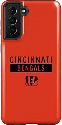 Skinit Pro Phone Case Compatible with Galaxy S21 Plus 5G - Officially Licensed NFL Cincinnati Bengals Orange Performance Series Design