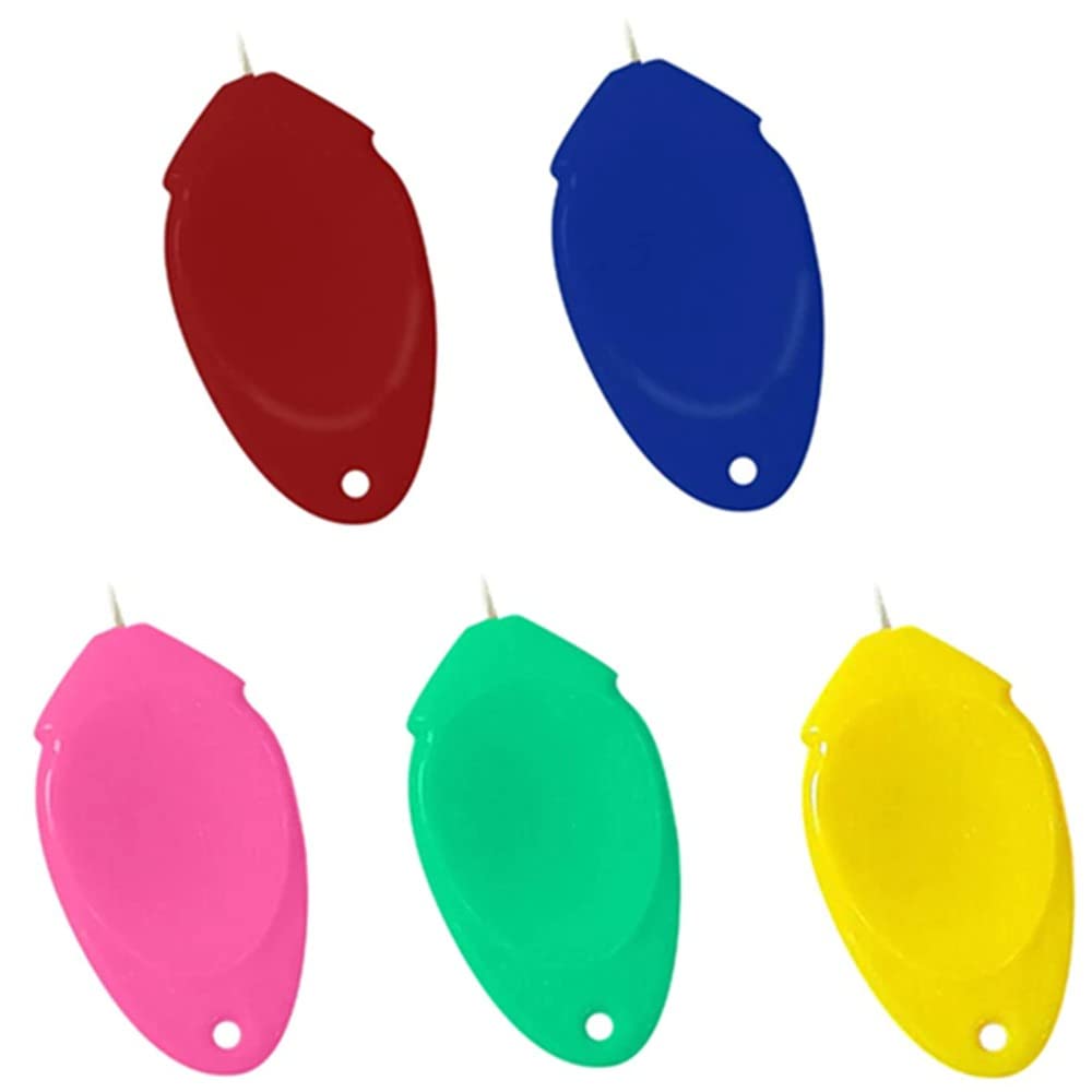 Sponsored Ad - 5 Pcs Easy Needle Thumb Threader Automatic Needle Threader Tool for Sewing, Embroidery, Hand Stitching & Needlework – Sewing Accessories