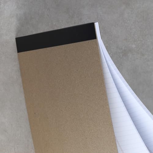 Kitchedine Office Legal Pads, 8.5 x 11 inch, Narrow Ruled, 50 Sheets, Set of 6, White