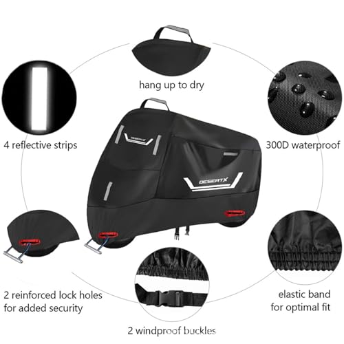 Housse de moto imperméable pour Ducati Desert X - Protection extérieure