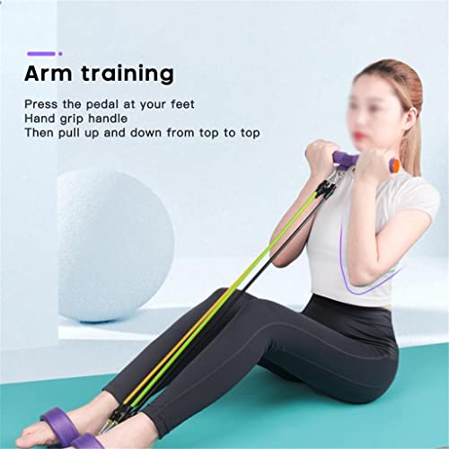 5 Tube Fitness Tension Rope Profesional miniatura 4