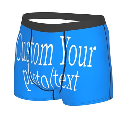 Custom Men Boxer Briefs With Photo Image Logo Name Personalized Underwear For Men Husband2
