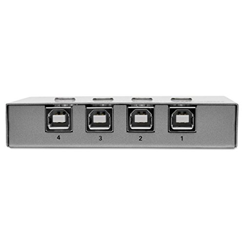Interruptor de 4 puertos USB para compartir una impresora en oficinas compartidas