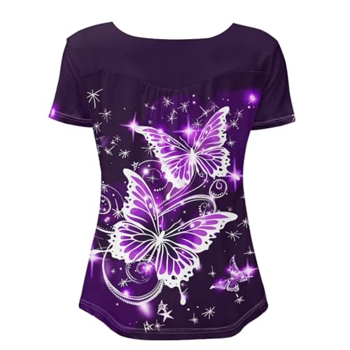 Showudesigns Womens Tops Short Sleeve Clothes Teen Girls Tunic4