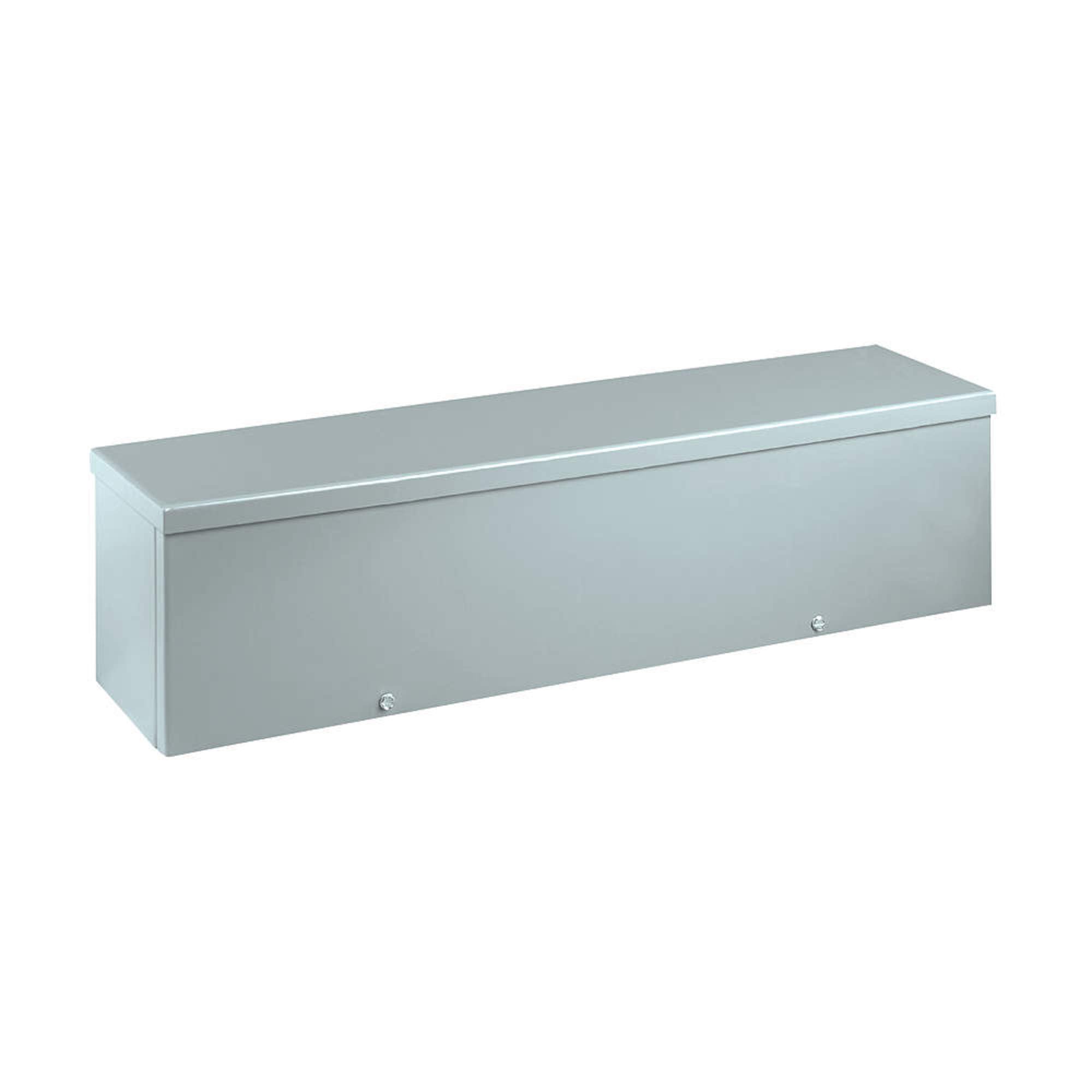 Wiegmann RSCG060648G RSCG-Series NEMA 3R Screw Cover Wiring Trough with Knockouts Galvanized Steel, 6