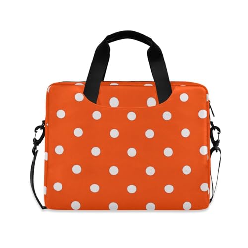 Bolsa para laptop portátil con asa y correa 15.6" naranja