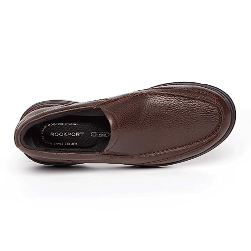Image of Rockport Men's Prowalker Eureka Plus Slip-On Dark Brown - ML01272-JBR93 (CG8964)