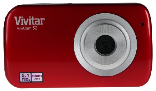 Vivitar V52-RED 5.1 Mega Pixel Camera with 1.5 tft