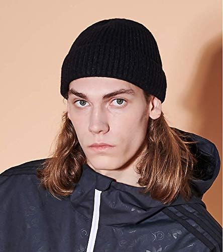 50% Wool Warm Cuffed Swag Knit Short Fisherman Beanie for Men Women Winter Hats Trawler Skull Cap - Image 2