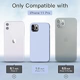 GOODVISH Etui kompatybilne z iPhone 11 Pro, płynne silikonowe etui z miękką wyściółką z mikrofibry, ochrona aparatu i ekranu, odporne na uderzenia etui na telefon komórkowy do iPhone 11Pro o