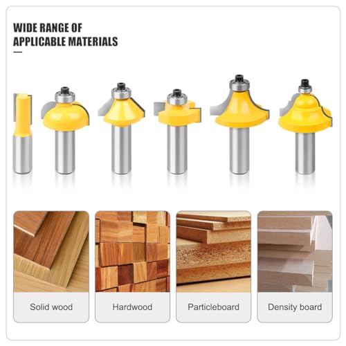 1/2 Shank Router Bit Set of 35 Pieces,Tungsten Carbide Router Bits Set,35B Woodworking Router Bit (1/2inch Shank, 35 Pieces) by JGZUI - Used condition - Image 5