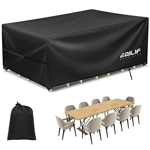 Gartenmöbel Abdeckplane 420D Oxford - Wasserdicht & UV-beständig 285x85x75cm