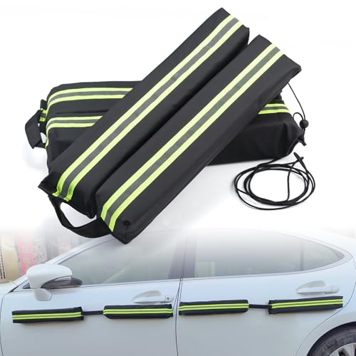 (2025 ???????????????????????????????? Version) Dent Prevent Car Door Dent Protector | Removable Soft Cushion Magnetic Door Guards for Cars | Prevents Dents, Scratches & Dings, Pack of 4