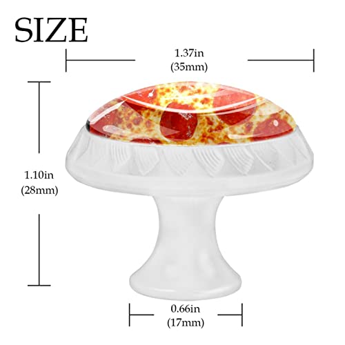 Boutons de manette pizza Remplacement poignée tiroir cassée lot de 12 - 5