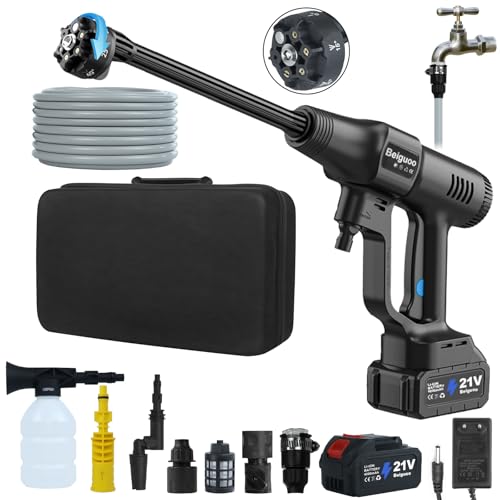 Idropulitrice a batteria, 100 bar, a batteria a 3 marce,...