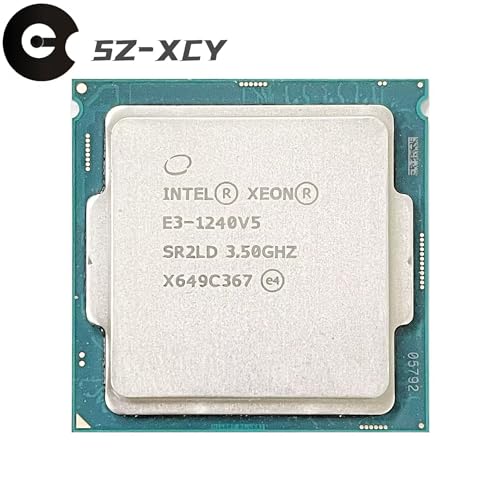 Processeur CPU E3-1240 v5 pour éliminer les ralentissements PC et optimiser le multithread